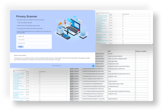 Web Privacy Scanner