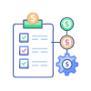 cost-management-plan—modern-style-icon cost-management-plan---modern-style-icon