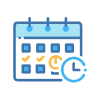 schedule-management—modern-style-icon schedule-management---modern-style-icon